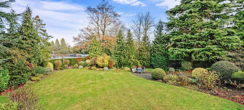 These are predominantly laid to lawn with high boundary hedges, mature shrubs, evergreen trees and flower borders. A back drive from Church Lane provides additional parking and turning space.