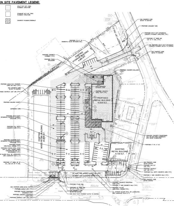 For Lease 232-242 Boston Post Road Site Plan Milford, Co
