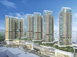 5 million square feet (attributable) Units : 1,028 Expected completion : from second half of 2011 in phases West Rail Tuen Mun Station Development (joint venture) Site area Gross floor area