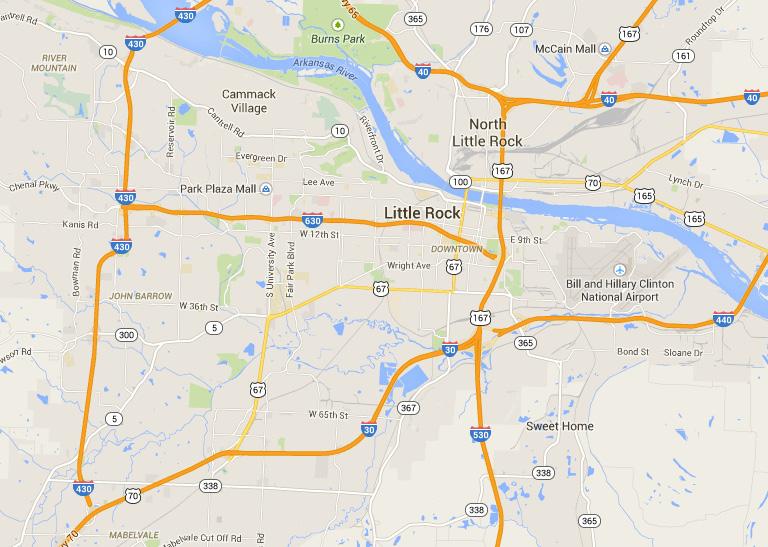 Regional Map DOLLAR GENERAL IS JUST 13 MILES FROM ARKANSAS LARGEST COMMERCIAL AIRPORT