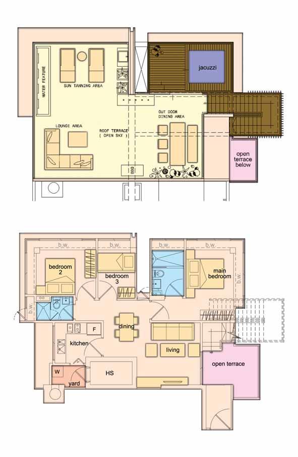 Floor Plan a.l. Type A1 (inclusive of bay window and