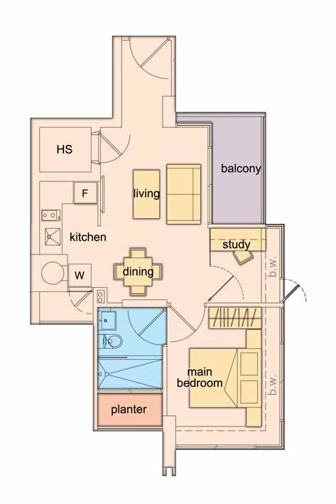 Floor Plan a.l. Type B (inclusive of bay window and