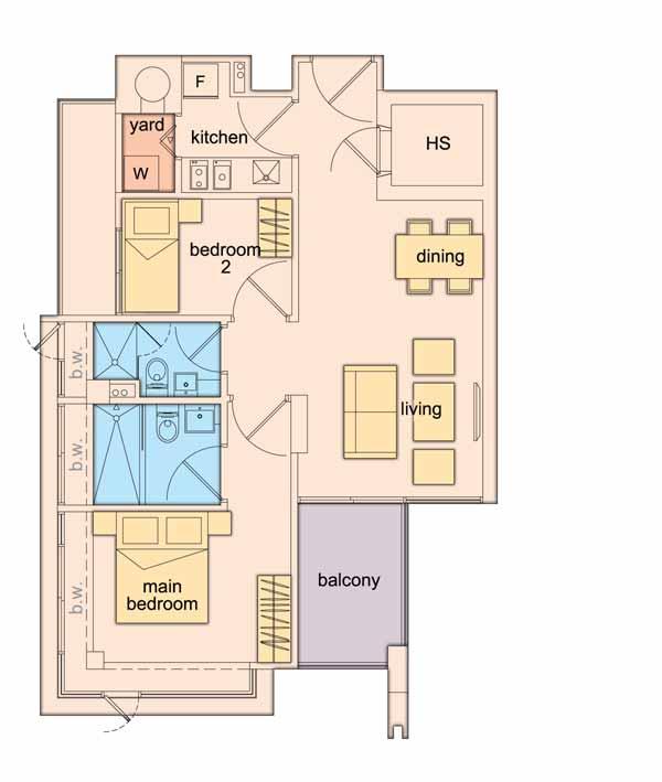 Floor Plan a.l. Type C (inclusive of bay window and