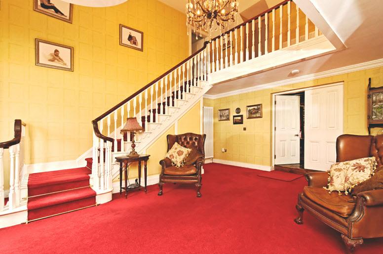 The Property Comprises: CHARMING RECEPTION HALL: 19'.9" x 14'.