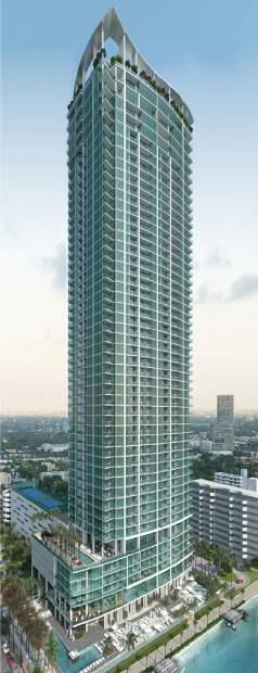 AROUND TERRACE: ± 2,360 SF tower with 391 units - 99%