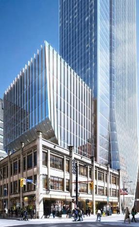 00 TBD - TBD TBD TBD Comments Office tower with 4,500 ft² of retail at base Will contain a five-level underground parking