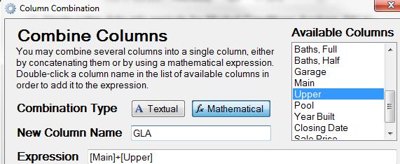 Scrubbing Feature 7: Combine Fields based on Mathematical Operations This feature is found on the Step 2: Scrub Data drop down. To access this feature select the Add New Combination button.