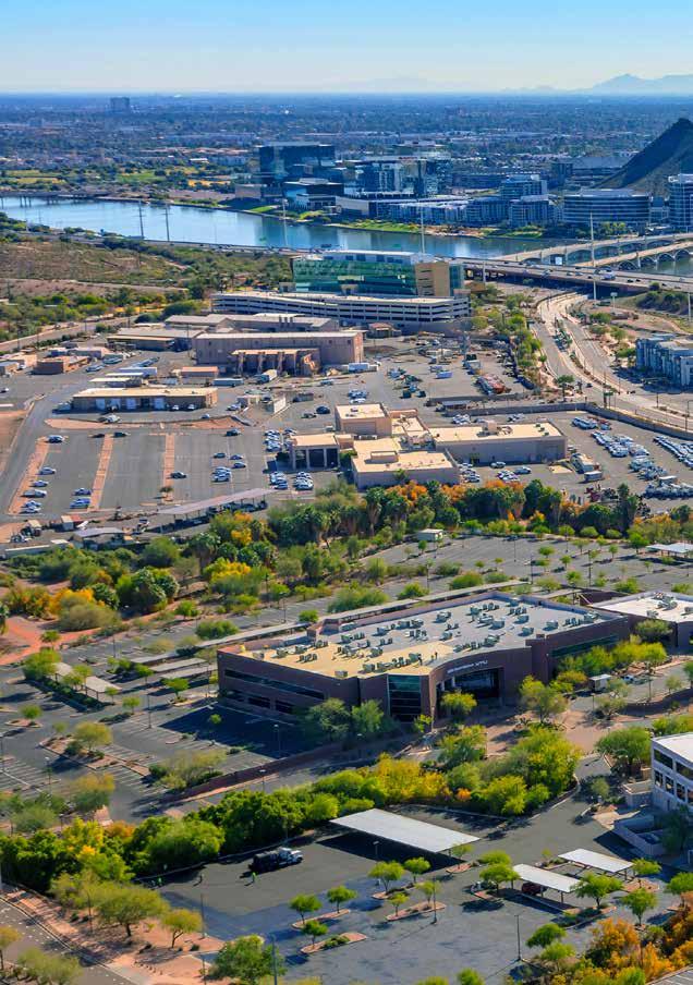 INFILL, HIGHLY DESIRABLE LOCATION WITH EXCELLENT REGIONAL ACCESS Tempe is a thriving center of commercial and residential activity with a young and educated workforce of nearly 2 million people