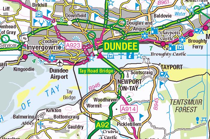 The town of Tayport allows easy access to the City of Dundee via Tay Road Bridge and is within driving distance of all major Fife towns including St