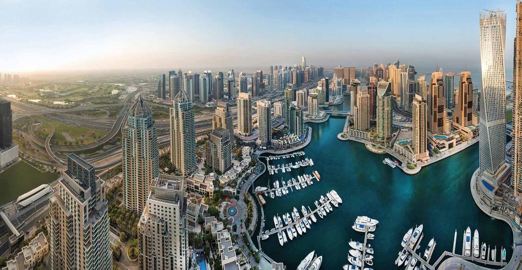 THE VIEW Nowhere captures the inspiring oceanic views quite like Dubai Marina.