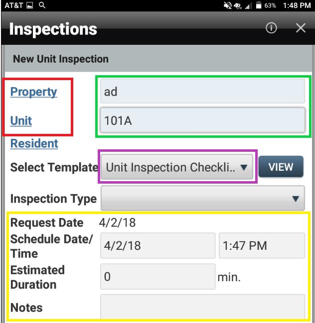Step 3A: Unit-centric inspections are inspections on the unit itself, not pertaining to the resident.