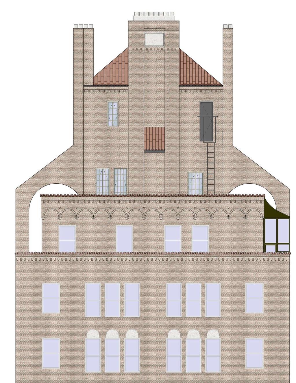EXISTING EAST ELEVATION PROPOSED