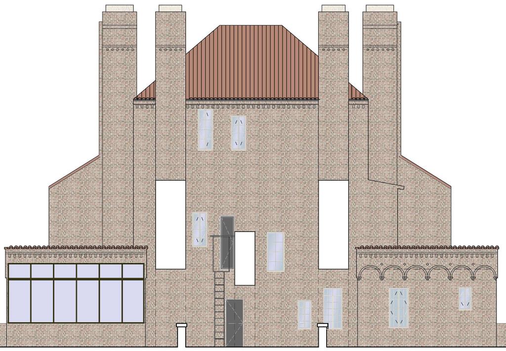EXISTING NORTH ELEVATION PROPOSED NORTH ELEVATION NEW YORK, NY 0003