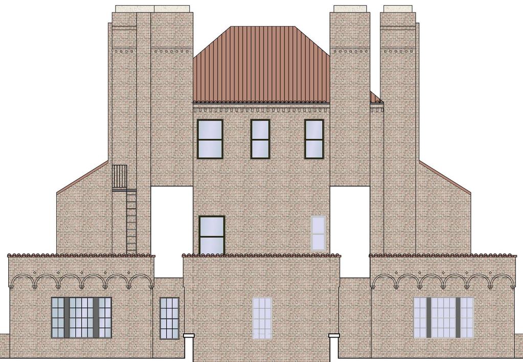 EXISTING SOUTH ELEVATION PROPOSED