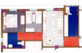 Flat with 2 rooms