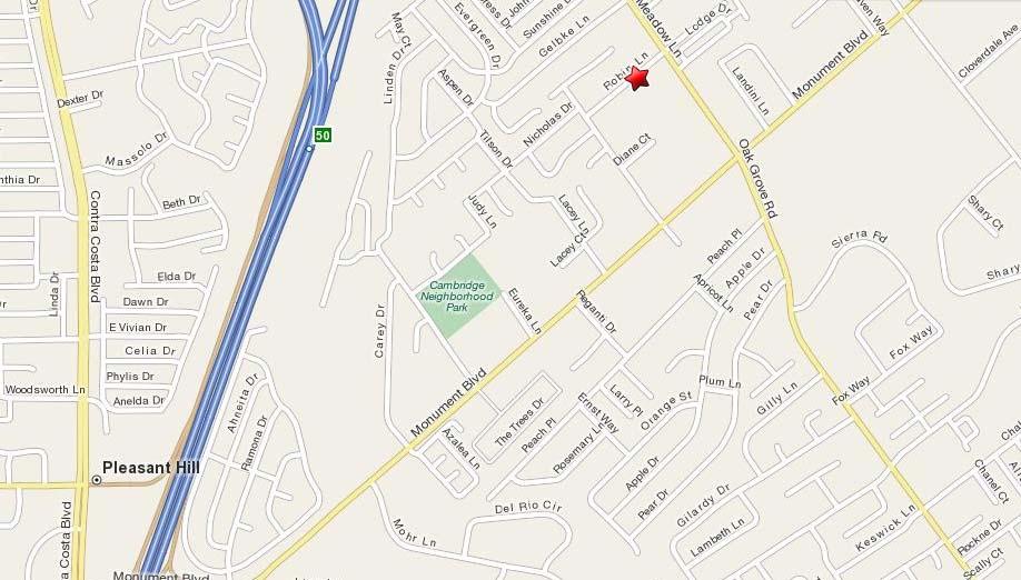CONCORD RENT SURVEY MAP 1863 Robin Lane 1670 Haller Court 1150 Virginia Lane
