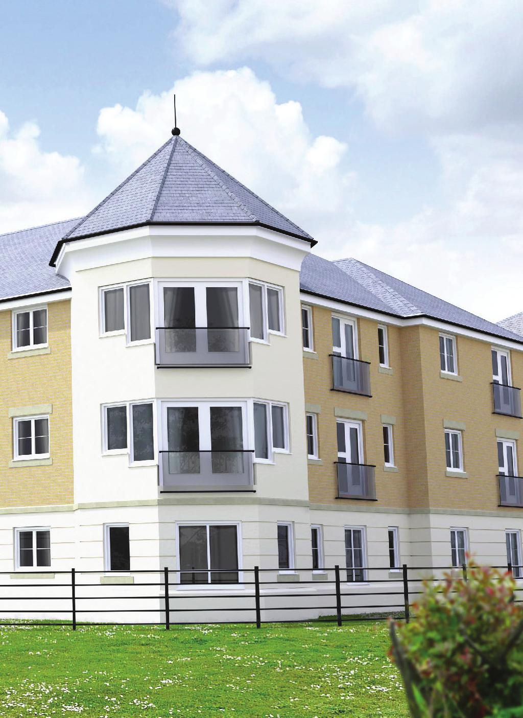 A stunning collection of 2 bedroomed apartments with two allocated parking spaces on the edge of
