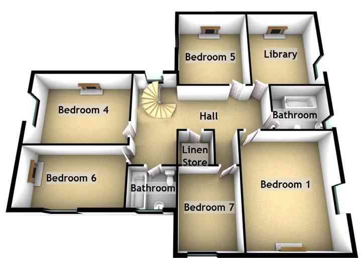 34m (14 3 ) Bedroom 3 4.72m (15 6 ) x 4.22m (13 10 ) Bedroom 4 4.93m (16 2 ) x 3.