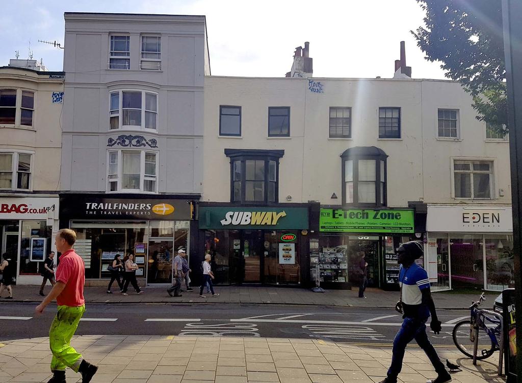 67 Western Road, Brighton, East Sussex BNI 2HA FOR SALE MIXED USE RETAIL & RESIDENTIAL INVESTMENT PLANNING