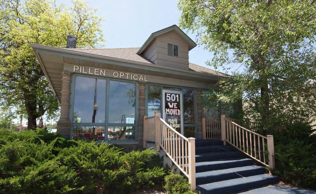 RETAIL FOR SALE/LEASE Updated November 2018 Highlights Sale Price: $325,000 Former location of Pillen Optical at the corner of Kansas City and 5th Street Main floor boasts 1,456 square feet of retail