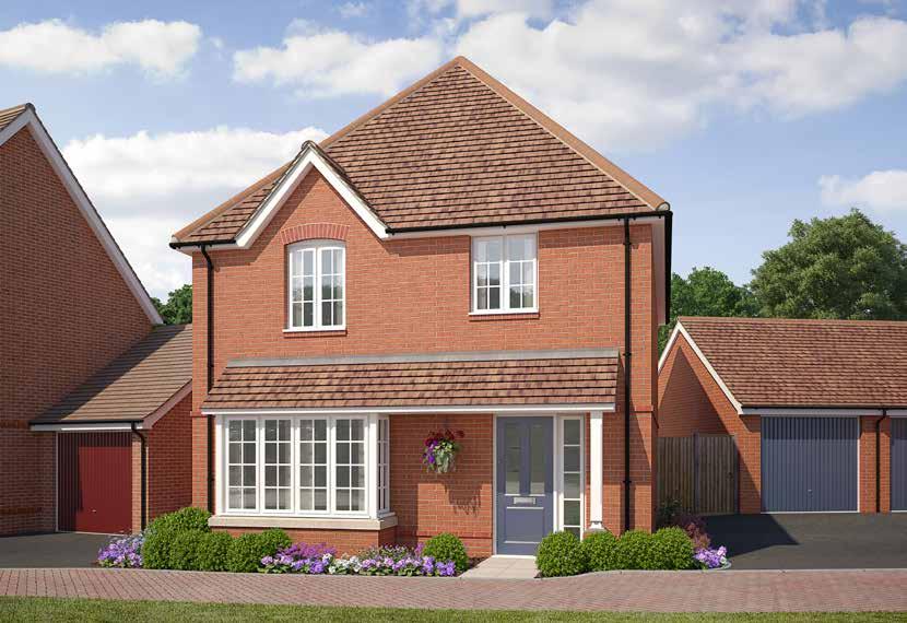 The Barbury (ariant) Homes 107, 154, 155, 156, 157, 169, 170 & 172 The Barbury (ariant) is a wonderful 4 bedroom detached home with garage, featuring a stylish kitchen/dining area, family area,