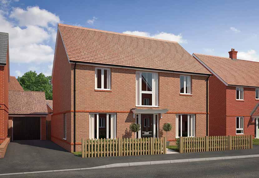 The Cresswell Homes 103, 105, 160, 168 & 171 The Cresswell is a stunning 4 bedroom detached home with garage, open-plan kitchen/family area, separate living room, utility, cloakroom and study.