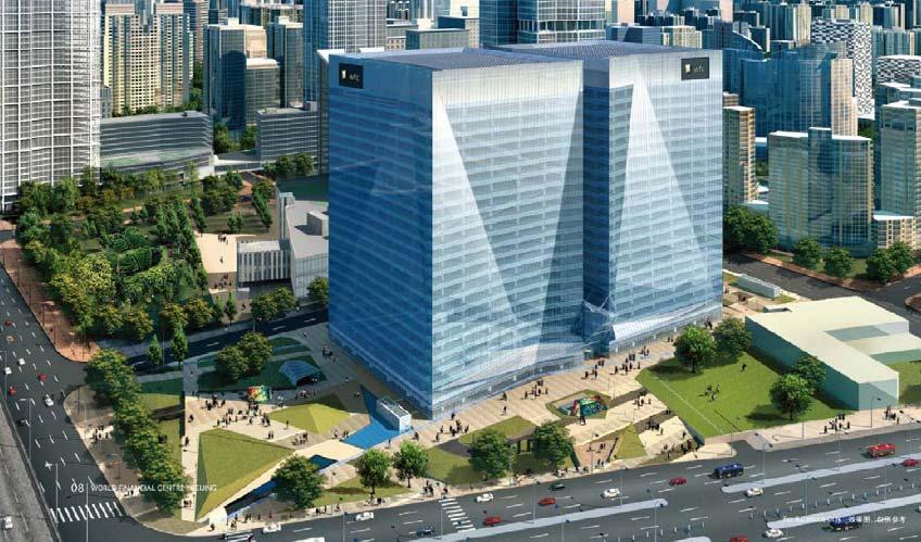 Project showcase - mainland China World Financial Centre, Beijing (Ownership: 100%) Location Attributable GFA Features Floor size Target tenants Expected