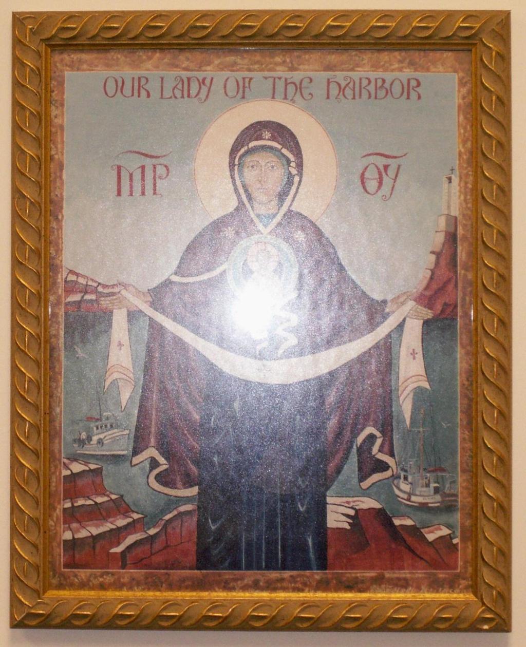 OUR LADY OF THE HARBOR COLOR PRINT Sr.