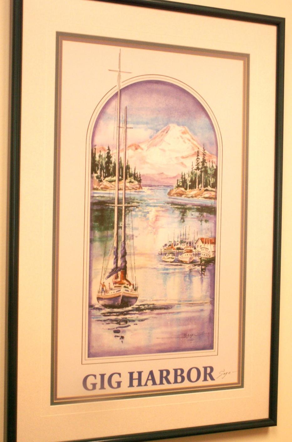 HARBOR ENTRY PRINT Sage Burrows YEAR: 1997 Civic Center - Small 2