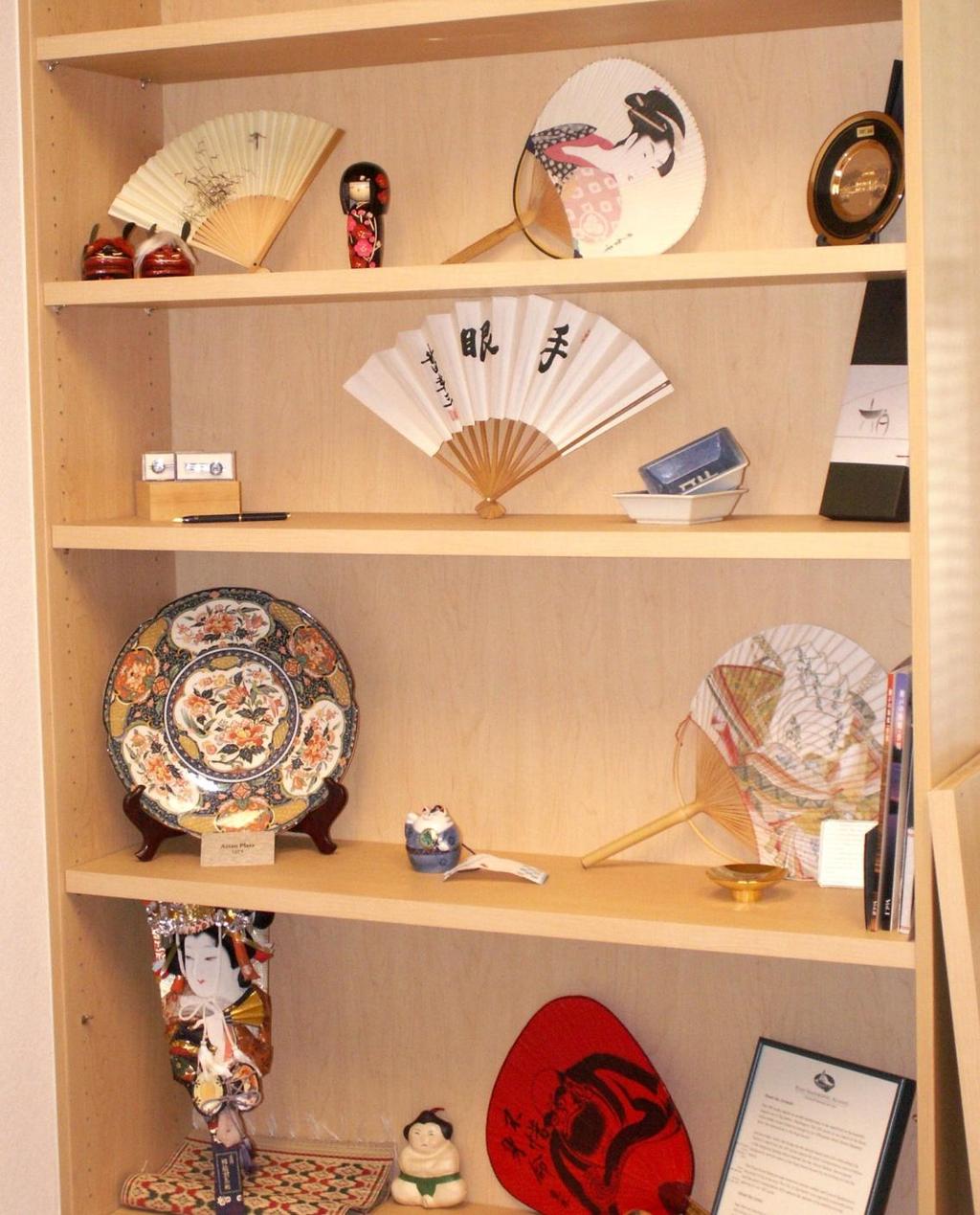 MISC. ASIAN FANS, DOLLS, ETC. Gifts from Japan Sister City Program YEAR:?