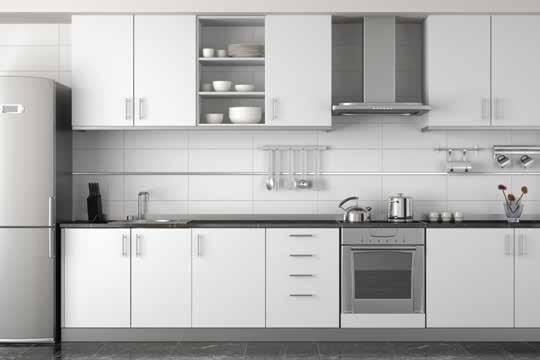 KITCHEN Italian modular kitchen** Fully fitted with high end cooking appliances; Microwave oven, Refrigerator, R.O.
