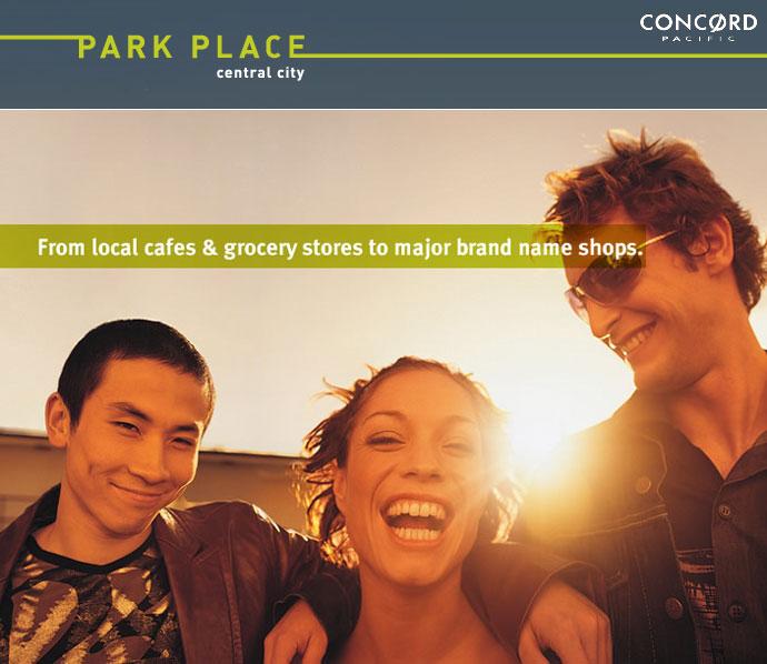 Concord Pacific s PARK PLACE Surrey City Centre Condos Launching! Affordable Surrey Condominiums at Park Place Central City are Perfect for First Time Homebuyers, Families, Retirees & Investors!