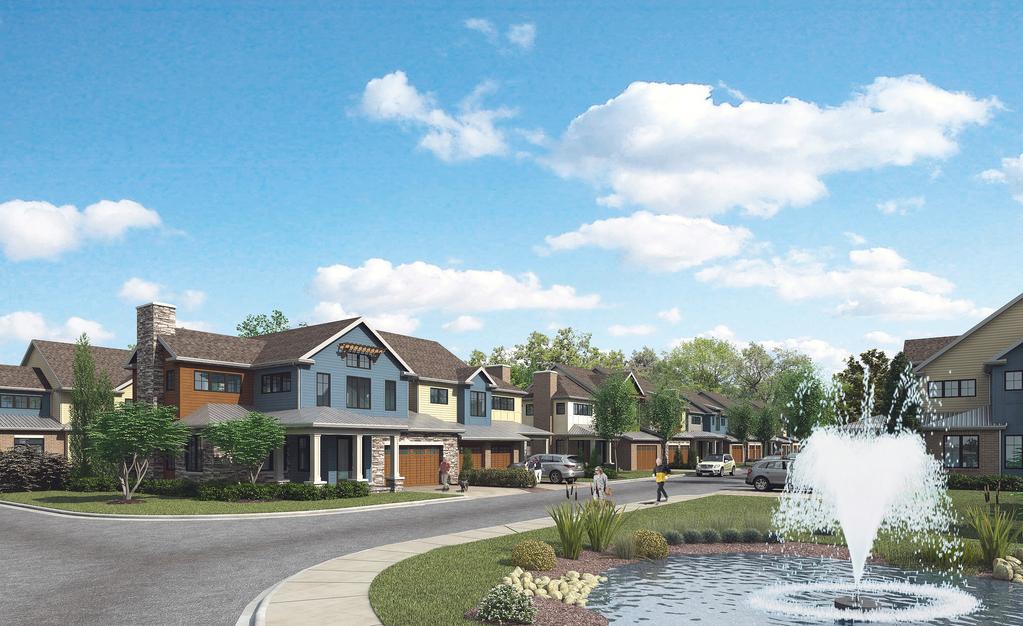 Convenience and Ease in Pepper Pike s Most Distinctive Residential Community Our spacious, open floor plans are designed especially for first floor living with the master bed and bath conveniently