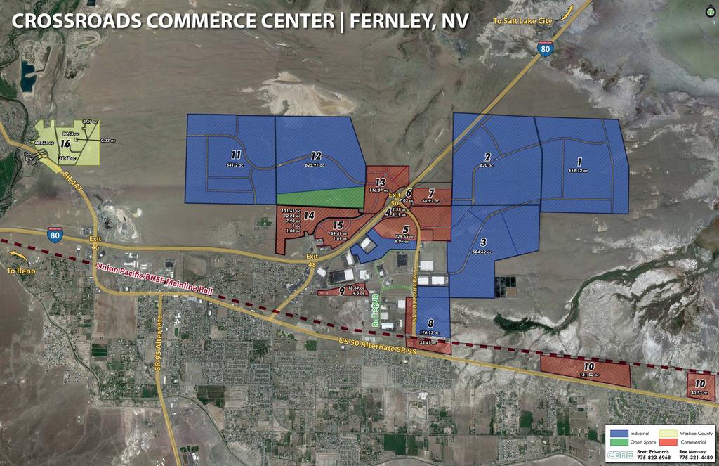 FOR SALE SINGLE FAMILY LAND INVESTMENT SUMMARY Cook Ranch is located in the heart of Fernley (in-fill site) in a predominately residential area.