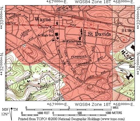 : 198 / many tax parcels County: Delaware 045 Municipality: Radnor Township Address: South Wayne Historic Name/Other Name: South Wayne Historic District SITE PLAN PHOTO INFORMATION 89A Form for