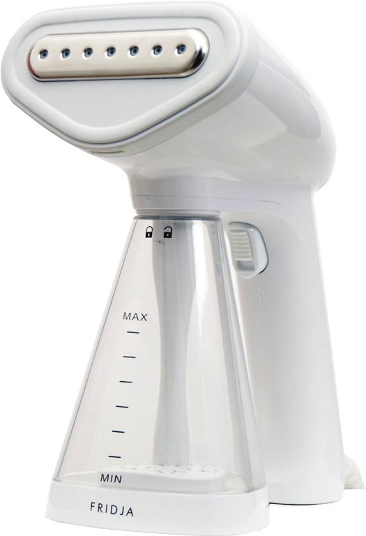 ENGLISH Fridja HANDHELD Garment Steamer Safety Instructions Please retain these instructions for future reference. Only use the appliance as described in this manual to avoid fire or electric shock.