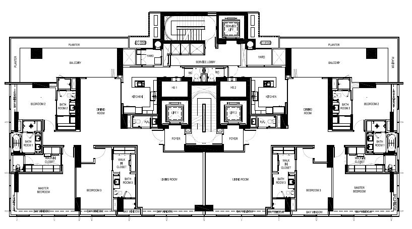 Layout Plan Typical 3