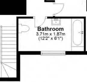 \ Ground Floor Approx. 132.5 sq. metres (1426.4 sq. reel) Bedroom 1 3.92m x 3.21m (12'11" X 10'6") Living Room 5.13m x 4.22m (16'10" X 13'10") Garage 5.49m x 5.15m (18' X 16'11") Car Port 5.76m x 2.