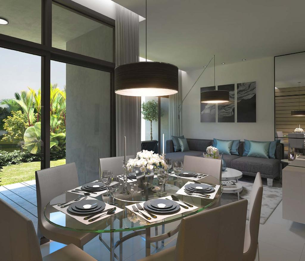 Each villa co-exists harmoniously with the green surrounds of its community, AKOYA Oxygen.