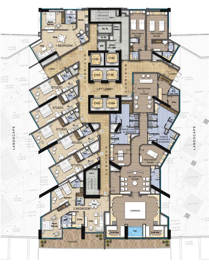 FLOOR PLAN TOWER A LEVEL 1 TYPICAL FLOOR PLAN TOWER A LEVELS 5-8 & 23-24 Disclaimer: All pictures, plans, layouts, information, data and details included in this brochure are indicative only and may