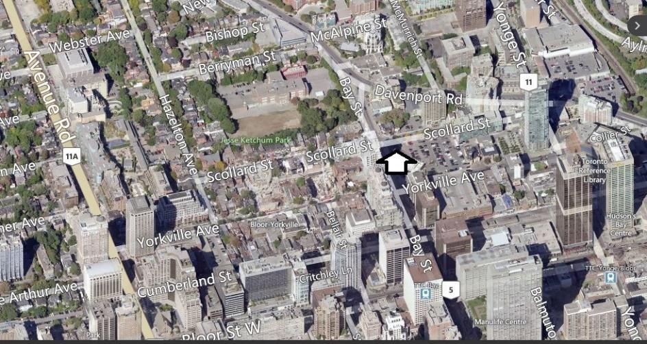 Location Maps: showing the location of the Robert Ballantyne House at 54 Scollard Street