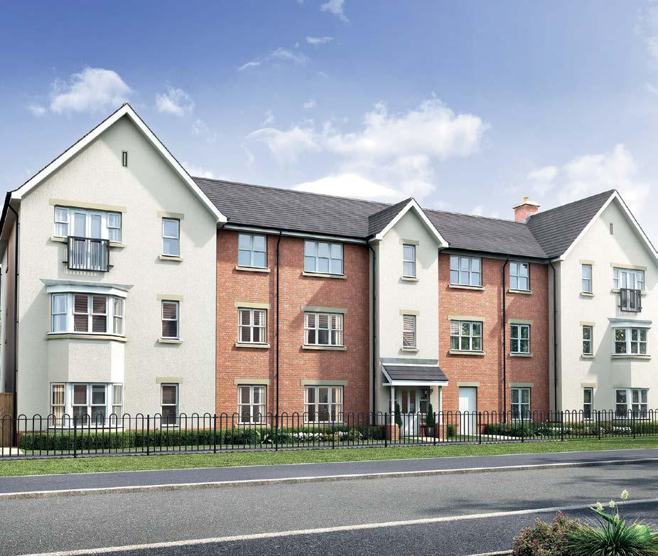 THE CHARIOTS COLLECTION Cottonworth House & bedroom apartments Make the most of single storey living in these and bedroom apartments.