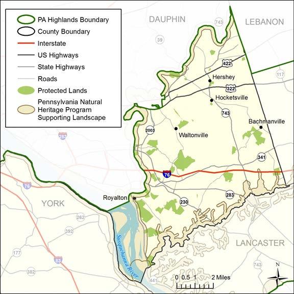Sand Hills Conservation Assessment Page 50 Map 10: Pennsylvania Natural Heritage