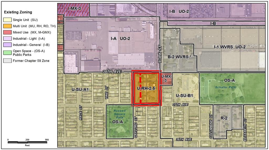 Page 5 2. Existing Land Use Map The subject site is vacant and was formerly occupied by multi-unit uses.