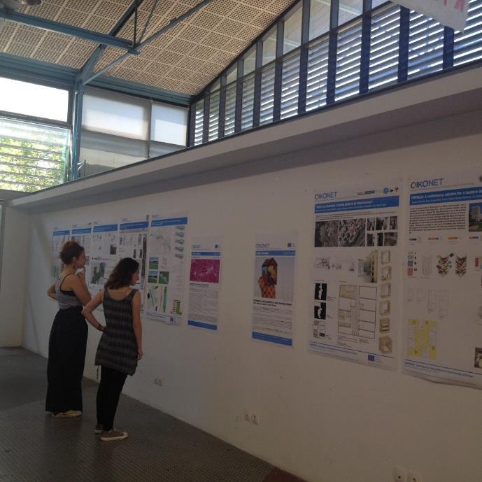 OIKONET D7.5 Exhibitions 14 Figure 16. Exhibition space, Department of Architecture, University of Thessaly, Volos 3.