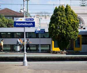 You re minutes away from Homebush train station and there s a constant stream of major bus routes at your door.
