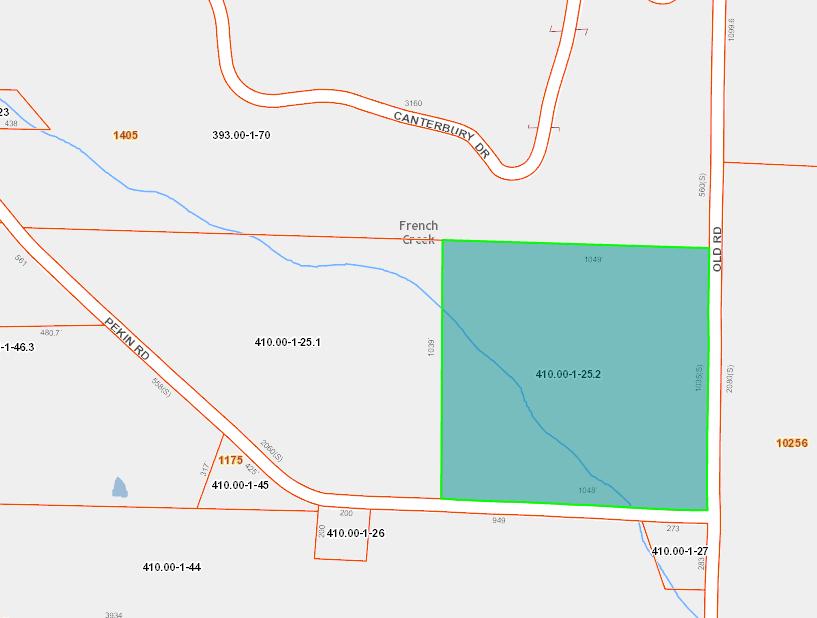 Tax Map for Parcel 410.00-1-25.2 Town of French Creek, NY Chautauqua County NOTE: This is not a survey.