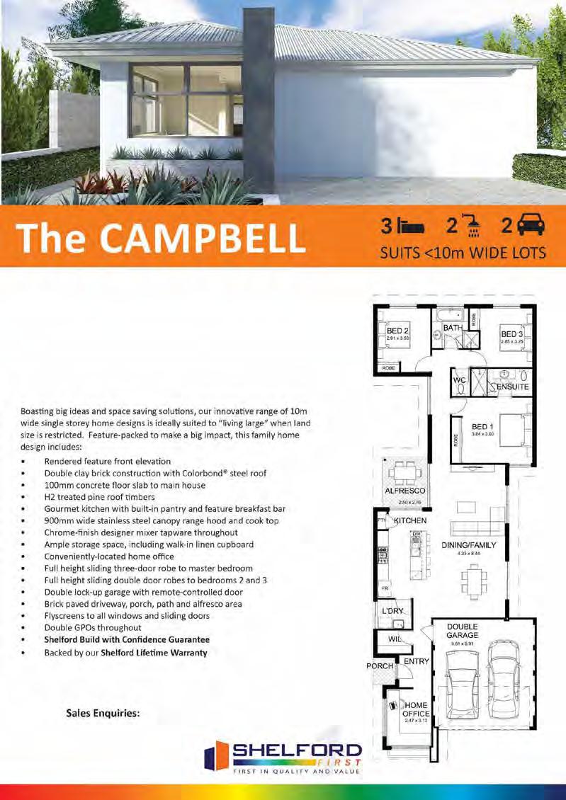 Lot 31 Cathedral Approach Hamelin Park Estate Secret Harbour Land 360m² House 186m² H&L Package from $353,746 Price includes FREE front yard