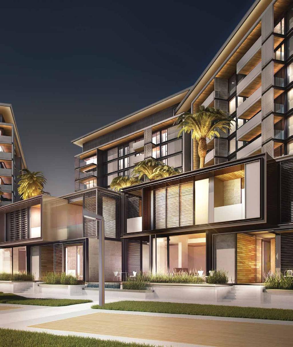 Bluewaters residences Bluewaters residences comprises 10 apartment buildings, 4 penthouses, and 17 townhouses.