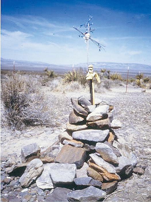 280 Ulrich Müller dokumentiert wie die Aktion der Nevada Desert Experience aus dem Jahre 1984 ( ) oder die Niederlegung eines Palmenzweiges am 8. April 1990.